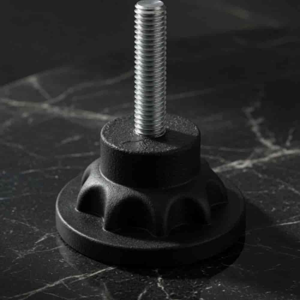 پایه پیچی M12 پایه فنداسیون M12 پایه تنظیم M12